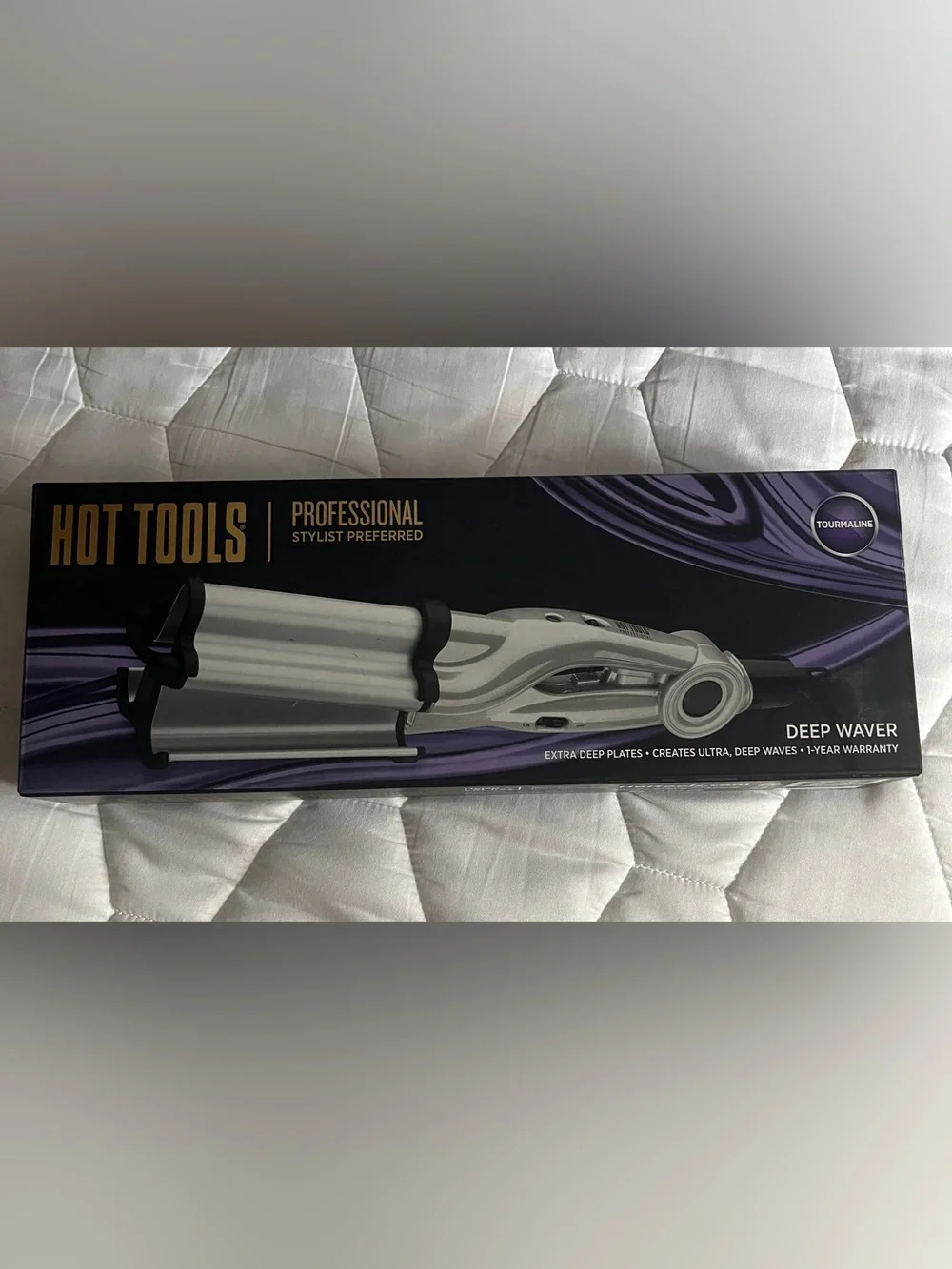 Hot Tools Tourmaline Deep Waver, NIB
